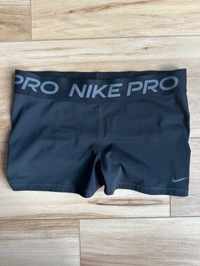 Nike Black Pro Spandex Shorts 3 inch